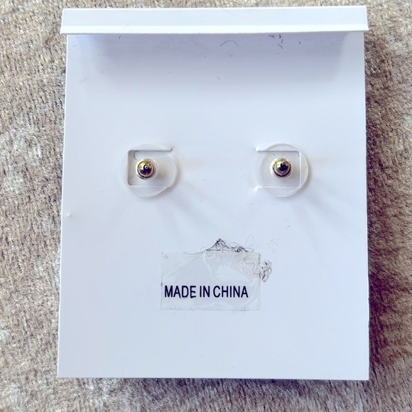 Brand New BaubleBar Basketball Drop Earrings Gold Tone Chain Net March Madness - Picture 10 of 12